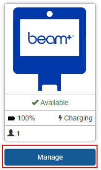 Beam Management Button